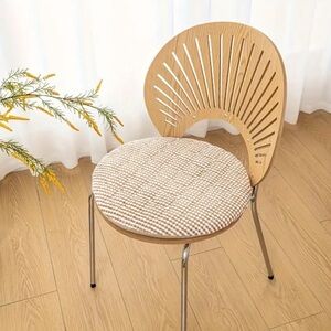 Round Chair Cushion NEW - Soft Cotton Fabric, Hip Support